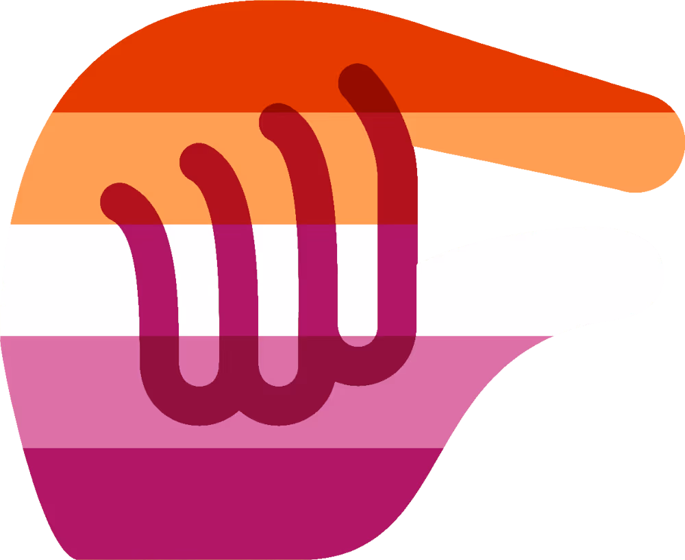 lesbian_pinch emote