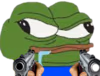 pepecrazyguns emote