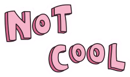 Not_cool_text emote