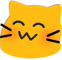 BlobCatBlush emote