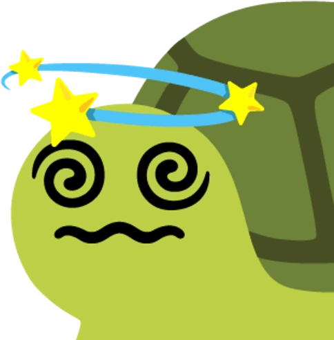 CEDTurtleWithSpiralEyes emoji