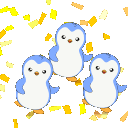 celebrate_pengu animated emote
