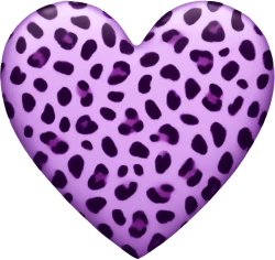 Pinkleopardheart emote