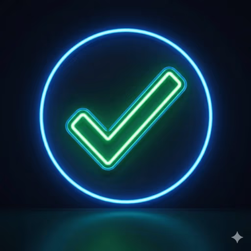 NeonCheckMark emote