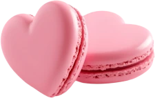 Sweetelegantheartmacaron emoji