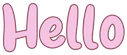 WordHello emote