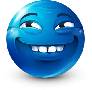 Joobi_Blue_Silly_Happy emote