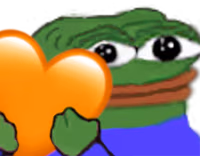 pepe_ios_orange_heart emote
