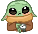 BabyYodaLate emote
