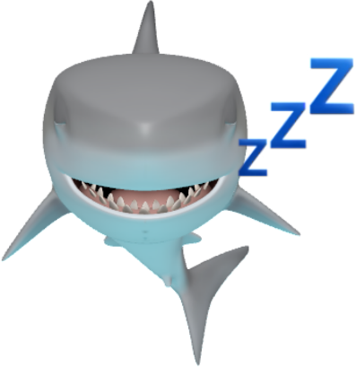 sharksleep static emote