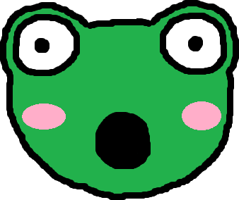 ShockedFrog static emote
