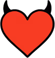 Devilheart emote