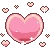PinkSparkleHeart emote