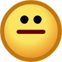 Indifferent emoji