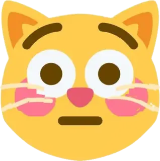 flushed_cat_new emote