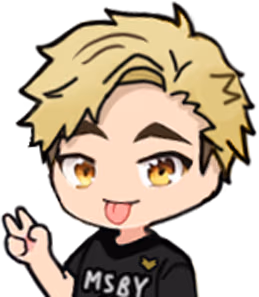 haikyuuatsumupeace emote
