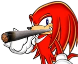 KnucklesSmokingWeed emote