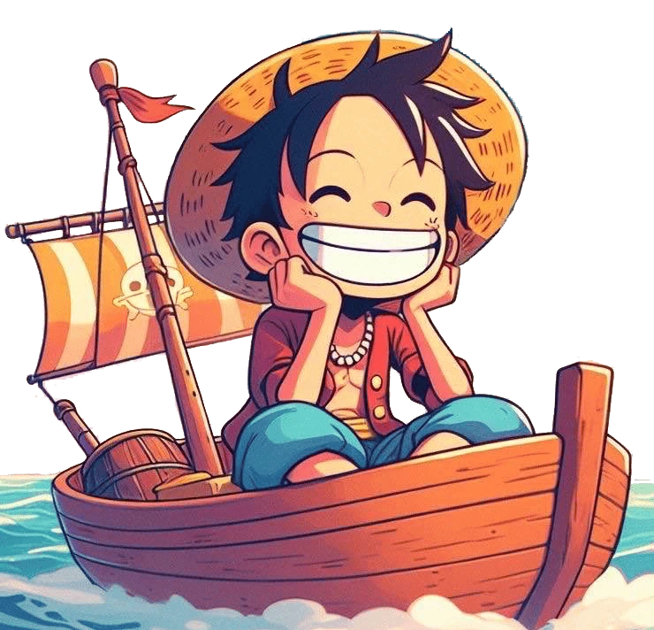 Luffy_Boat sticker