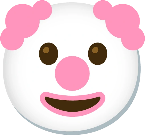 Pinkclown emote