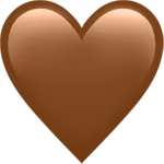 ios_brownheart emote