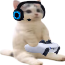 catsittingverycomfortablegaming emote