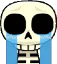 gifSkeleCry emote