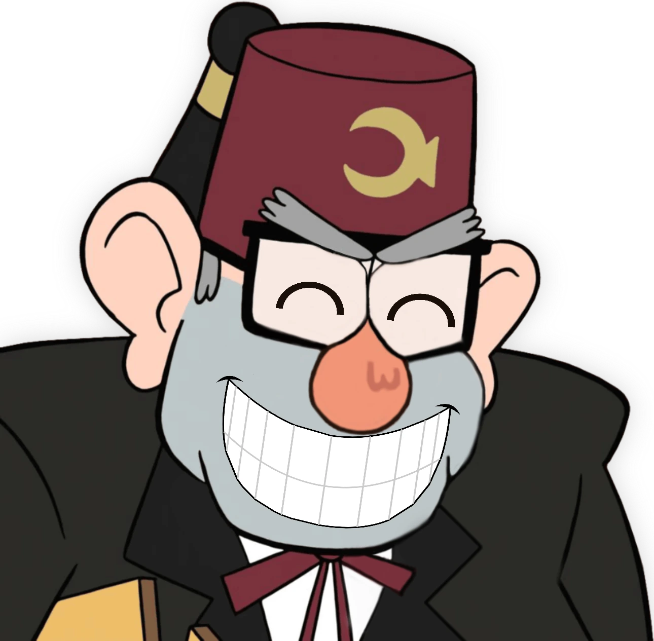 GrunkleStan_Smile emote