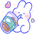 bunny_sipping_coffee emote
