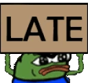 LATE emote