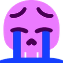 sobbingpurpleskull emote