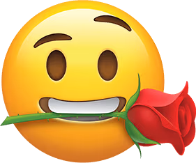 rose_in_mouth emote