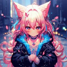 pinkhairedanimegirl3 emote