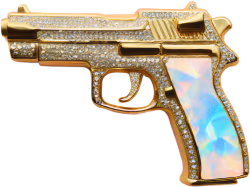 Crystalgoldgun emote