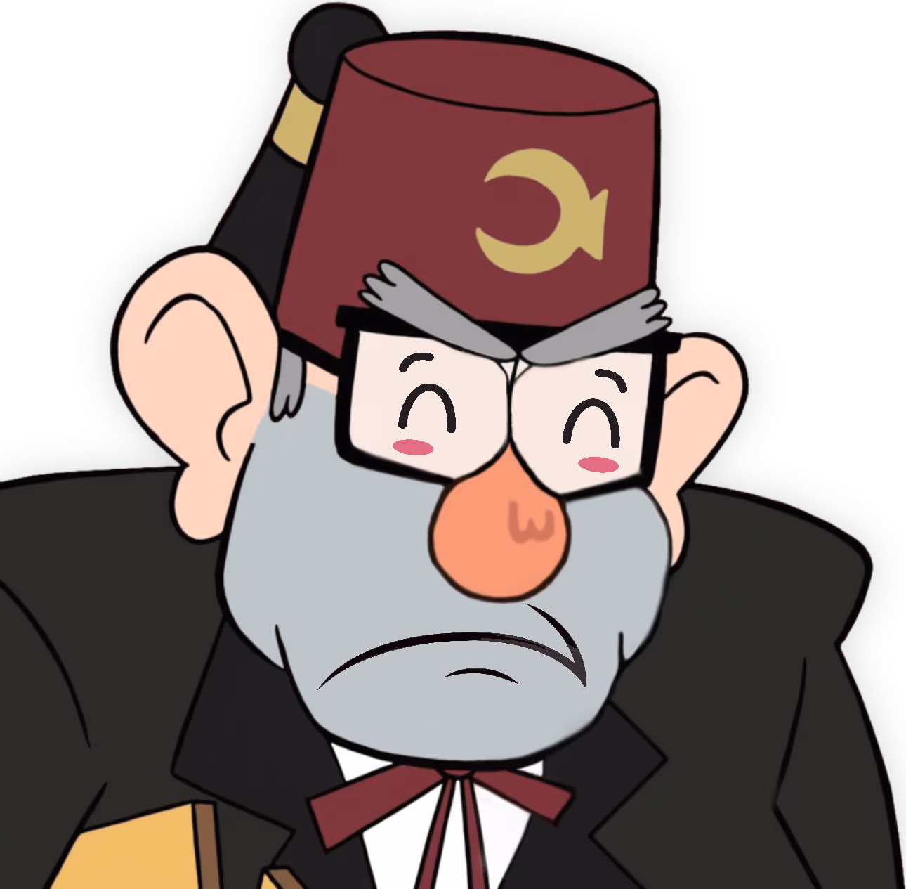 GrunkleStan_KawaiiSad emote