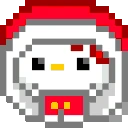 HelloKittySantaHat emoji