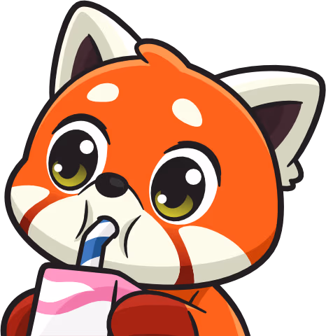 RedPandaDrink emote