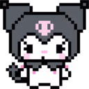 pixel_kuromi emote