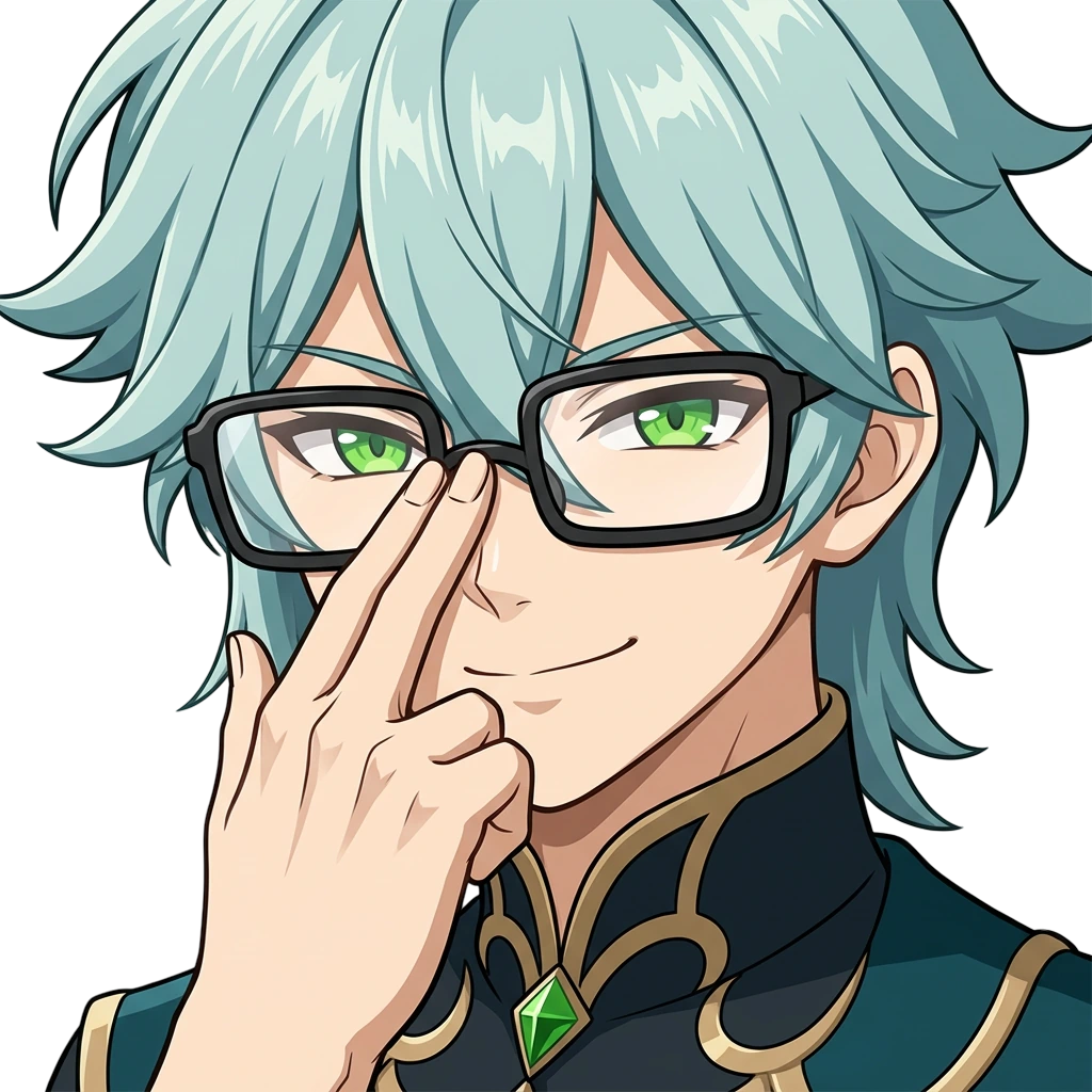 tea_nerd_glasses_adjust sticker