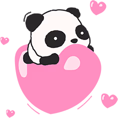 PandaHeart emote