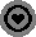 Blackgrayheartcoin emote