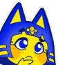 Ankha_Think emote