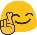 blobfingerscrossed emote