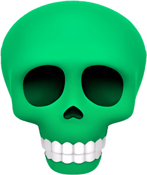 GreenSkull emote