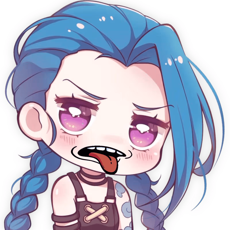 Jinx_Disgusted emote