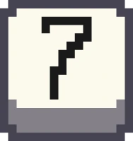 pixel_number_seven emoji