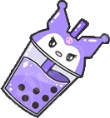 kuromi_bubbletea emote