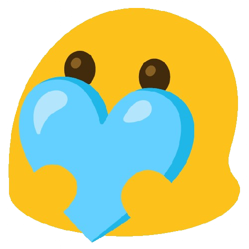 BlobLightBlueHeart static emote