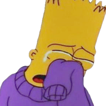 BartCrying static emote