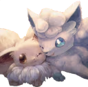 alolanvulpix_eevee_cuddle emote
