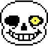 SansYellowEye emote